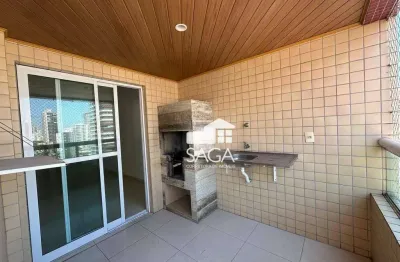 Apartamento com 3 dormitórios à venda, 88 m² por r$ 595.000 - vila guilhermina - praia grande/sp
