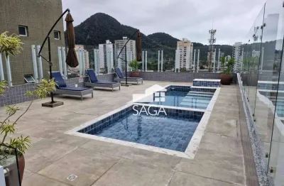Apartamento com 1 dormitório para alugar, 45 m² por r$ 2.800,00/mês - canto do forte - praia grande/sp