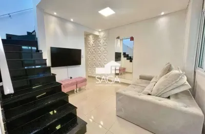 Casa com 2 dormitórios à venda, 90 m² por r$ 470.000 - maracanã - praia grande/sp