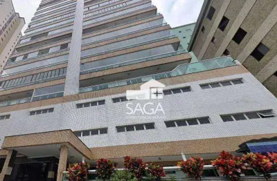 Apartamento com 2 dormitórios à venda, 80 m² por r$ 620.000 - caiçara - praia grande/sp