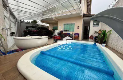 Casa com 2 dormitórios à venda, 83 m² por r$ 560.000 - vila caiçara - praia grande/sp