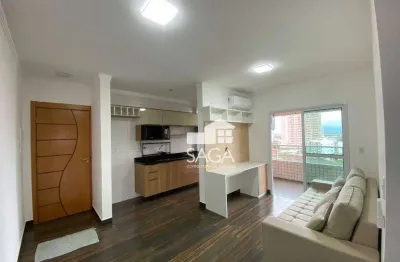 Apartamento com 2 dormitórios para alugar, 70 m² por r$ 3.600,00/mês - vila guilhermina - praia grande/sp