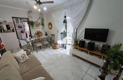 Apartamento com 1 dormitório à venda, 55 m² por r$ 345.000 - boqueirão - praia grande/sp
