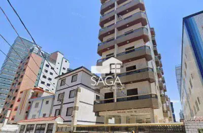 Apartamento com 1 dormitório à venda, 48 m² por r$ 280.000 - vila guilhermina - praia grande/sp