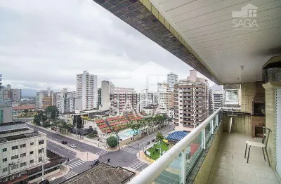 Apartamento com 2 dormitórios para alugar, 82 m² por r$ 3.500,00/mês - vila guilhermina - praia grande/sp