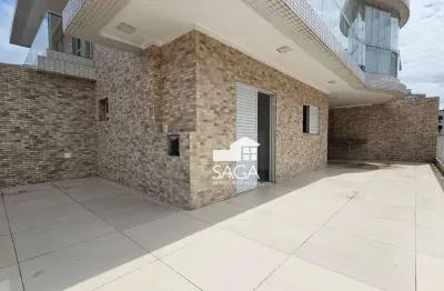 Apartamento garden com 2 dormitórios à venda, 82 m² por r$ 850.000 - vila guilhermina - praia grande/sp