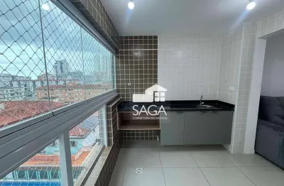 Apartamento com 2 dormitórios à venda, 72 m² por r$ 695.000,00 - boqueirão - praia grande/sp