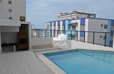 Apartamento com 1 dormitório à venda, 50 m² por r$ 299.000,00 - ocian - praia grande/sp