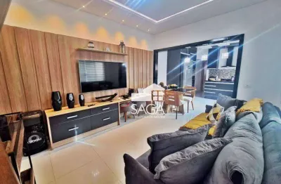 Casa com 2 dormitórios à venda, 97 m² por r$ 700.000 - caiçara - praia grande/sp