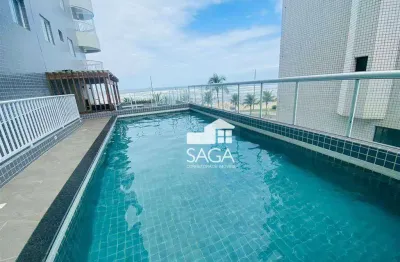 Apartamento com 3 dormitórios à venda, 129 m² por r$ 950.000 - caiçara - praia grande/sp