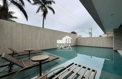 Apartamento novo com 2 dormitórios à venda, 88 m² por r$ 740.000 - canto do forte - praia grande/sp