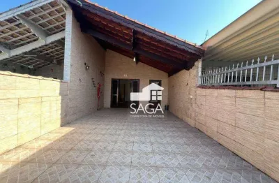 Casa com 2 dormitórios à venda, 100 m² por r$ 450.000 - solemar - praia grande/sp