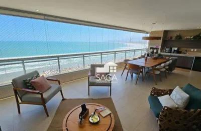 Apartamento com 4 dormitórios à venda, 250 m² por r$ 4.950.000,00 - canto do forte - praia grande/sp