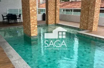 Apartamento com 2 dormitórios à venda, 72 m² por r$ 495.000 - vila guilhermina - praia grande/sp