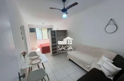 Kitnet com 1 dormitório à venda, 38 m² por r$ 240.000,00 - vila guilhermina - praia grande/sp