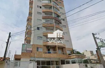 Apartamento com 1 dormitório à venda, 45 m² por r$ 330.000 - aviação - praia grande/sp