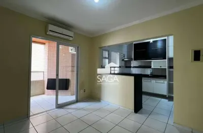 Apartamento com 1 dormitório à venda, 48 m² por r$ 340.000,00 - vila guilhermina - praia grande/sp