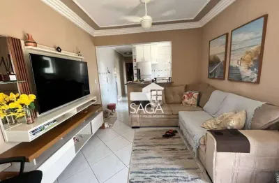 Apartamento com 1 dormitório à venda, 50 m² por r$ 350.000,00 - vila guilhermina - praia grande/sp