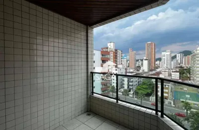 Apartamento com 2 dormitórios para alugar, 81 m² por r$ 3.000,00/mês - vila guilhermina - praia grande/sp