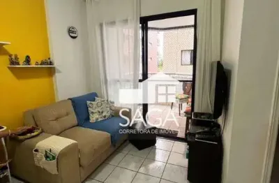 Apartamento com 1 dormitório à venda, 60 m² por R$ 390.000,00 - Canto do Forte - Praia Grande/SP