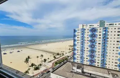 Kitnet Vista Mar com 1 dormitório à venda, 41 m² por R$ 265.000 - Vila Guilhermina - Praia Grande/SP