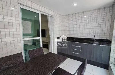 Na quadra do mar! Apartamento com 2 dormitórios à venda, 85 m² por R$ 850.000 - Canto do Forte - Praia Grande/SP