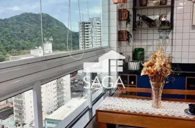 Apartamento  2 dormitórios 9 1 suite) à venda, 85 m² por R$ 790.000 - Canto do Forte - Praia Grande/SP
