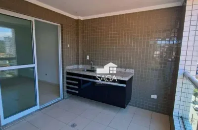 Apartamento com 2 dormitórios para alugar, 76 m² por R$ 3.800,00/mês - Canto do Forte - Praia Grande/SP