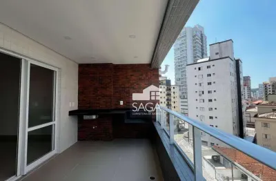 Apartamento com 3 dormitórios à venda, 107 m² por r$ 903.000,00 - vila guilhermina - praia grande/sp