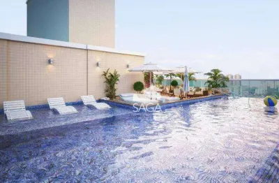 Apartamento com 2 dormitórios à venda, 54 m² por r$ 399.400,00 - vila guilhermina - praia grande/sp