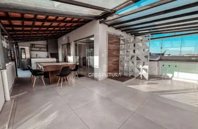 Cobertura com 3 dormitórios à venda, 149 m² por r$ 850.000,00 - jardim primavera - volta redonda/rj