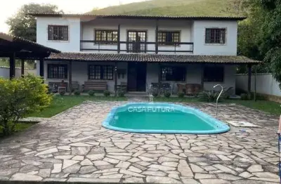 Sítio com 7 dormitórios à venda, 1000 m² por r$ 850.000 - vale dos pinheiros - pinheiral/rj