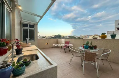 Apartamento garden com 4 dormitórios à venda, 145 m² por r$ 690.000,00 - colina - volta redonda/rj