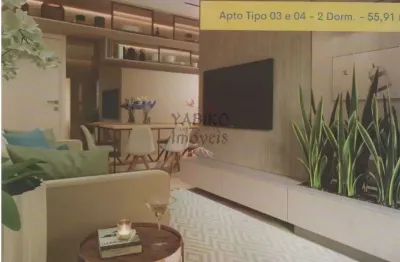Apartamento em pfrente a praia, no jd vista linda, bertioga.