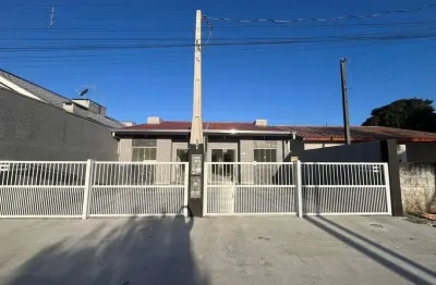 Casas financiáveis para venda em pontal do paraná, santa terezinha, 3 dormitórios, 1 suíte, 2 banheiros, 1 vaga