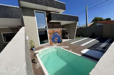 Casas financiáveis para venda em pontal do paraná, canoas, 3 dormitórios, 1 suíte, 1 banheiro, 2 vagas