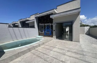 Casas financiáveis para venda em pontal do paraná, primavera, 2 dormitórios, 1 suíte, 1 banheiro, 2 vagas
