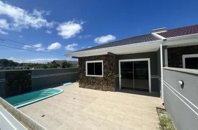 Casa para venda em pontal do paraná, shangri-la, 2 dormitórios, 1 banheiro, 2 vagas