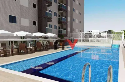 Apartamento à venda, 42 m² por r$ 273.199,50 - aviação - praia grande/sp