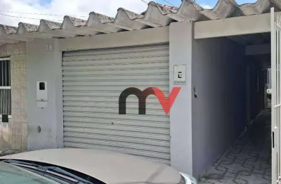 Casa para alugar, 90 m² por r$ 2.200,00/mês - vila antártica - praia grande/sp
