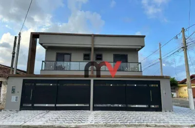 Sobrado à venda, 85 m² por r$ 500.000,00 - tupi - praia grande/sp