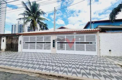 Casa à venda, 110 m² por r$ 558.000,00 - maracanã - praia grande/sp
