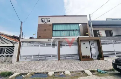 Casa à venda, 43 m² por r$ 320.000,00 - maracana - praia grande/sp
