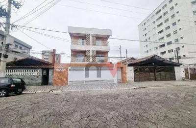 Duplex na guilhermina com 2 dormitórios à venda, 109 m² por r$ 455.000 - vila guilhermina - praia grande/sp