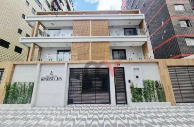 Triplex com 2 dormitórios à venda, 93 m² por r$ 570.000 - tupi - praia grande/sp