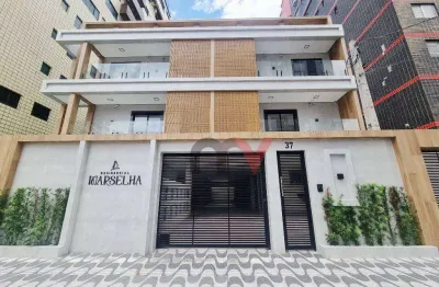 Triplex com 2 dormitórios à venda, 96 m² por r$ 620.000 - tupi - praia grande/sp