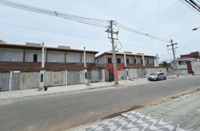 Sobrado com 2 dormitórios à venda, 68 m² por r$ 375.000 - quietude - praia grande/sp