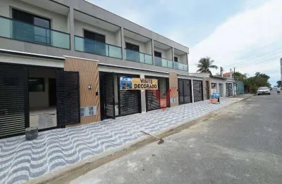 Sobrado com 2 dormitórios à venda, 55 m² por r$ 390.000 - vilamar - praia grande/sp