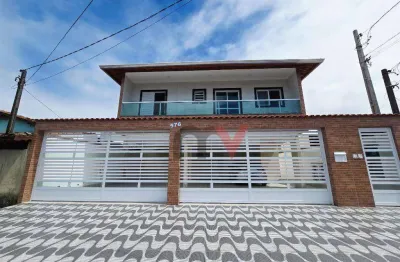 Casa à venda, 60 m² por r$ 330.000,00 - tude basto - praia grande/sp