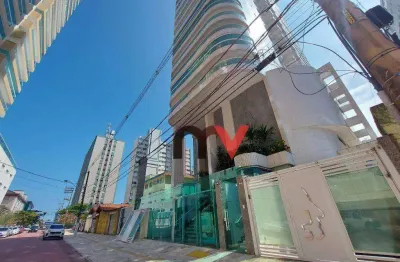 Apartamento à venda, 172 m² por r$ 950.000,00 - tupi - praia grande/sp